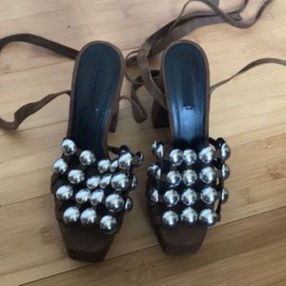 Alexander Wang Strappy Caged Sandals Platforms - Picture 5 of 9